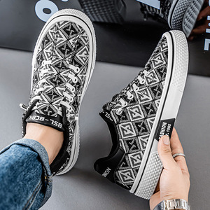 Zapatos de Lona de Pekín Antiguos para Hombre, Verano, Nuevo Color Sólido, Lona Delgada, Modernos, Casuales, Combinables con Todo, para Adolescentes - Product Image 2