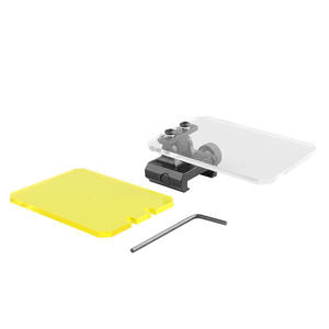 Foldable Square Dual <b>Lens</b> <b>Protector</b> with 20mm Base for Outdoor Equipment <b>Lens</b> Protection Lightweight Acrylic Cover - Product Image 2