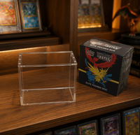 Boîte de rangement pour cartes en acrylique de qualité supérieure pour ETB Elite Trainer Box, protection UV à 99,5 %