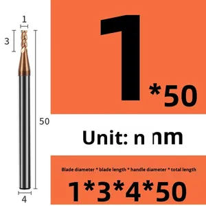 60-Degree Tungsten Steel Milling <strong>Cutter</strong> 4-Flute Carbide <strong>End</strong> Mill <strong>CNC</strong> <strong>Tool</strong> Stainless Steel Special Coating AK Dynamic Milling OEM - Product Image 6