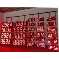 USA 8.8891/0 dengan 8.889 LED penanda Harga stasiun bensin/perubahan harga bensin penanda harga