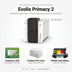 Stampante Originale Evolis Primacy2 per Tessere in PVC, Supporta Carte RFID e Magnetiche per Documenti Aziendali e Governativi - Product Image 4