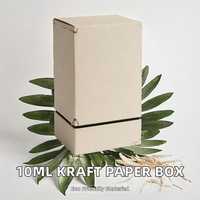 Boîte cadeau de luxe biodégradable personnalisée, parfum, papier artistique avec laminage mat, fermeture magnétique, doublure en mousse, logo personnalisé