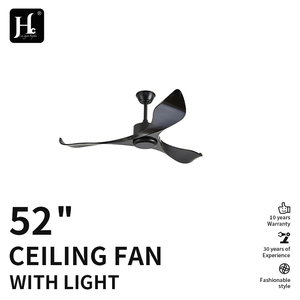 Black 3-blade waterproof outdoor <b>ceiling</b> fan <b>remote</b> <b>control</b> <b>light</b>-emitting diode lamp DC motor <b>remote</b> <b>control</b> high quality - Product Image 2