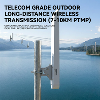 Antenne de communication longue portée PTP/PTMP QW 5-90n 5GHz Panneau directionnel à double polarisation 2x2 MIMO TDMA CPE sans fil extérieur IP67