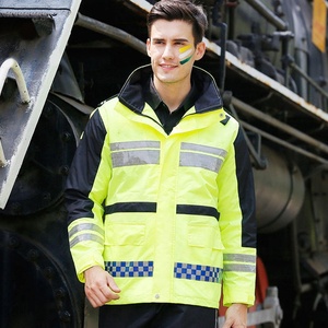 Alta calidad impermeable bombero <span class=keywords><strong>truckman</strong></span> traje de trabajo ropa de trabajo ignífugo bombero impermeable - Product Image 5