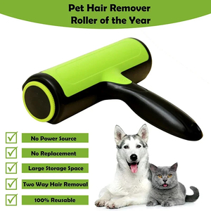 KingHon Electrostatic Hair Removal Brush Sheets Sofa <b>Clothes</b> Push-pull Automatic Cleaning <b>Cat</b> and Dog Sticky Brush - Product Image 4