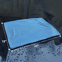 Serviette en microfibre torsadée extra large NOVISON pour voiture, 1200 GSM, 60x40, sans traces, modèle Y-1213-54