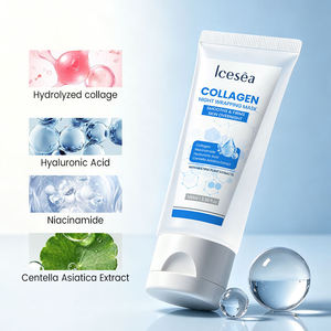 Masque facial hydratant et nourrissant anti-rides à l'acide hyaluronique et au niacinamide, marque privée, pour tous types de peaux, OEM/ODM - Product Image 4
