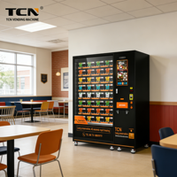 Distributeurs automatiques de nourriture chaude TCN Wholesale Automat, sans argent liquide, entièrement automatiques avec micro-ondes
