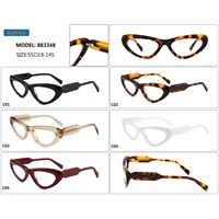 Monture de lunettes optiques œil-de-chat tendance pour femmes, lunettes de vue pouvant être associées à des lunettes de soleil