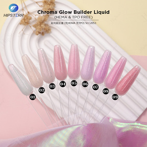 Chroma Glow Builder Liquid HEMA &amp; TPO FREE Biab <strong>Nail</strong> Builder Self-Leveling OEM/ODM Soak Off Biab Builder <strong>Nail</strong> Gel in a Bottle - Product Image 3
