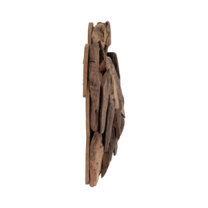 Scultura d'Arte in Legno di Recupero, Ornamento Decorativo per Casa, Ufficio, Bagno, Soggiorno, Pezzo d'Accento - Product Image 3