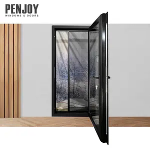 Penjoy Energy Efficient Door Factory Customized Triple Glazing Doors Aluminum Door For House