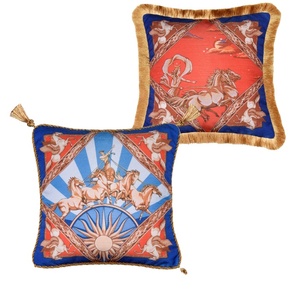 100% Polyester <strong>Red</strong> Satin Silk Pillowcase Pillowcase Luxury Decoration Famous Brand Pillow <strong>Cover</strong> <strong>Cushion</strong> <strong>Cover</strong> - Product Image 3