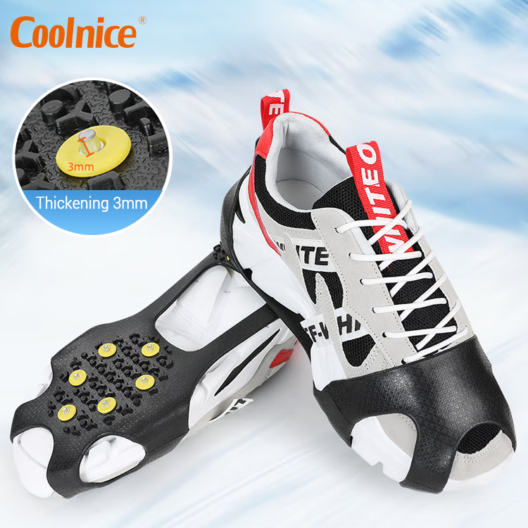 Лидер продаж на Amazon, резиновый чехол для обуви, волшебный шип, захват для льда, снега, захваты для льда, противоскользящие насадки для прогулок