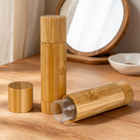 Récipient vide naturel écologique pour rouge à lèvres Diy Cosmetics Private Label Tube de baume à lèvres Idéal pour la maison Cadeaux de voyage Tube de baume à lèvres