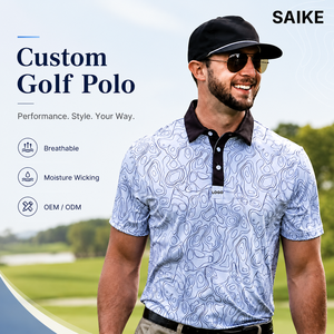 Polos de <span class=keywords><strong>Golf</strong></span> Personalizados con Logotipo Bordado para Hombre, 220GSM, <span class=keywords><strong>Manga</strong></span> Corta, Ventilados, con Estampado Completo, Ropa de <span class=keywords><strong>Golf</strong></span> de Alto Rendimiento - Product Image 1