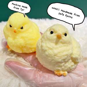 Hot Selling Chicken Squeeze Toy Cute Mochi <b>Squishy</b> Stress Relieve Toy TPR Kawaii Fluffy Fidget Chicken Squeeze Toys for Kids - Product Image 3