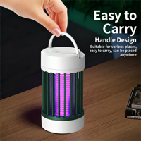 Nouvelle lampe anti-moustiques électrique à lumière UV, sûre, durable, pour la maison, le commerce, murale, de bureau, portable, extérieure