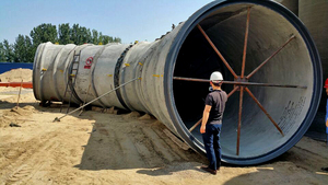 Tuyau en béton préfabriqué en acier précontraint DN2000 PCCP |   Conduite d'<span class=keywords><strong>eau</strong></span> municipale et de drainage de grand diamètre anti-corrosion - Product Image 5