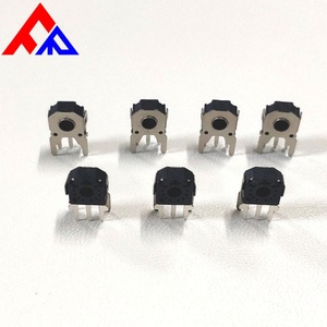 Encodeur rotatif avec broches de connexion, extrémité fendue, orientation verticale, boîtier métallique à 3 broches - Product Image 2