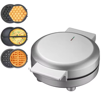 Aifa Commercial Industrial cornet de crème glacée électrique et rouleau d'oeufs rond gaufrier sirop snack boulanger machines avec plaque unique