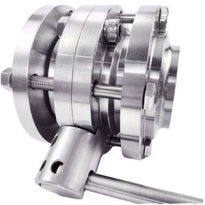 วาล์วผีเสื้อแบบเชื่อมสามชิ้น ควบคุมด้วยมือ วัสดุ SS304/SS316L ซีล EPDM 0~10 บาร์ ได้มาตรฐาน 3A สำหรับงานสุขภัณฑ์ ยี่ห้อ Wangtai - Product Image 3