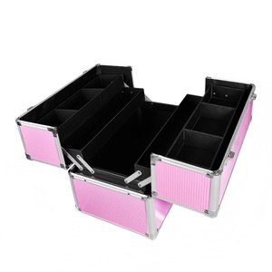 Bán buôn chuyên nghiệp hợp kim nhôm trang điểm trường hợp cho vẻ đẹp & chăm sóc cá nhân Nail tóc Tattoo hộp công cụ - Product Image 5