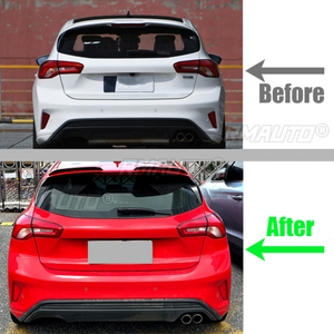 Aileron de toit arrière, aileron de décoration pour Ford Focus MK4 ST-Line Hatchback 2018 2019 2020 2021 2022 2023 - Product Image 3