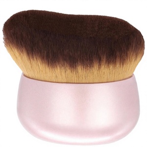 Pinceau auto-bronzant extra large pour <span class=keywords><strong>jambes</strong></span> et corps, pinceau plat à tête large de 75 mm pour le visage et le dos, utilisation humide/sèche - Rose doré - Product Image 1