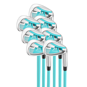 MAZEL Ensemble complet de clubs de <span class=keywords><strong>golf</strong></span> pour femmes (12 pièces) Club de <span class=keywords><strong>golf</strong></span> en bleu pour petites dames - Product Image 4