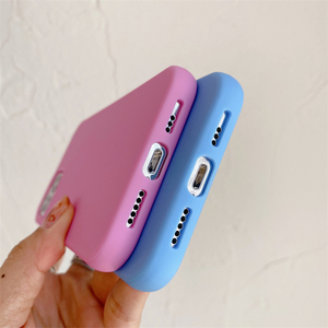 <span class=keywords><strong>Cover</strong></span> posteriore in TPU smerigliato morbido Color caramella per <span class=keywords><strong>iPhone</strong></span> 6s 6 plus 7 8 plus 11 12 13 14 pro max xr <span class=keywords><strong>xs</strong></span> - Product Image 5