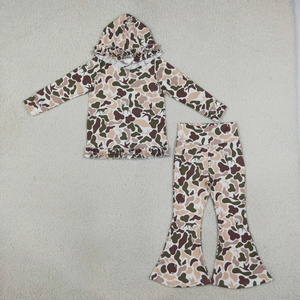Ensemble chemise à manches longues et pantalon en fourrure verte pour bébés filles, vêtements de pyjama pour enfants - Product Image 4