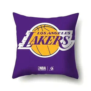 Simple And Modern NBA Game Pillow Case Living Room Sofa Cushion Cover Car Polyester Hug Bedroom Bedside Pillowcase