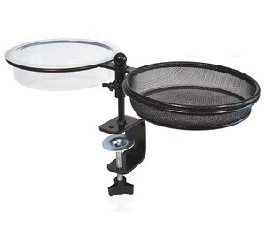 Mangiatoia per uccelli con staffa a morsetto regolabile in metallo resistente staccabile - Product Image 1