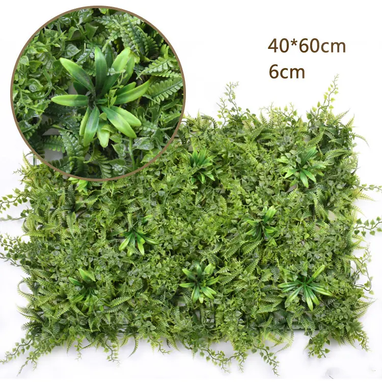 인공 태양 보호 자외선 차단 잔디 녹색 벽 장식 식물 플라스틱 장식 가짜 시뮬레이션 식물 잔디