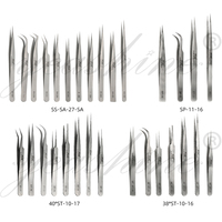 Séparateur pour extensions de cils, emballage personnalisé, 1 pièce, pince à épiler coloré, outil cosmétique, applicateur