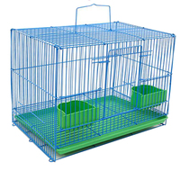 Cage à oiseaux portable moderne, petite cage à perroquet avec construction en fil d'acier