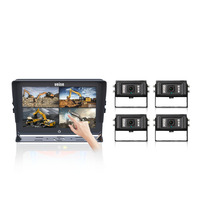 Sistema de Cámara de Reversa HD con Cámara de Reversa HD y Monitor DVR HD con Pantalla Táctil de 10.1 Pulgadas