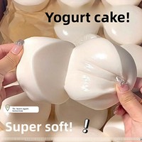 ZW Hit Ultra-Moist Plastic Milk Yogurt Cake Slow-Rebound Stress-Relief Venting Squeeze Toy Squishy