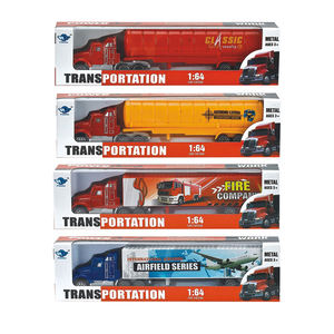 Camion-remorque à longue glissière moulé sous pression en gros personnalisé camion-conteneur jouet à <span class=keywords><strong>vendre</strong></span> - Product Image 1