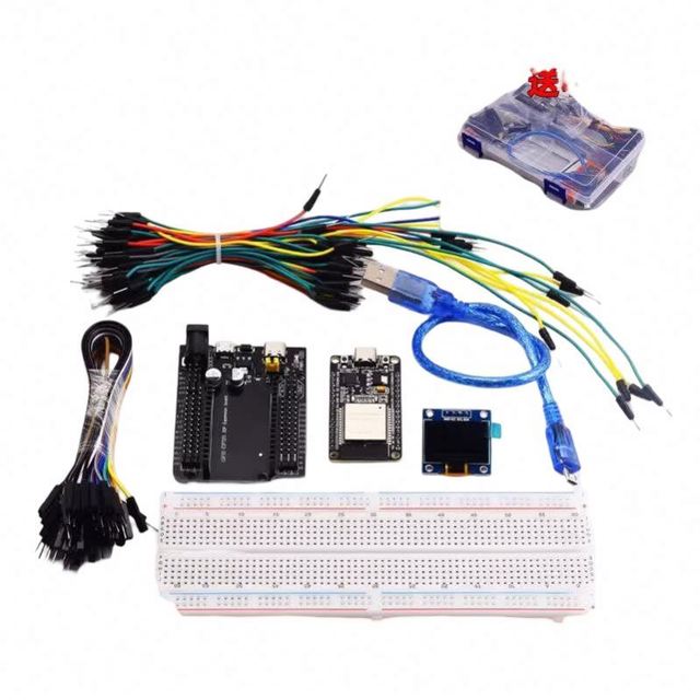 ESP32 Development Board with CH340 CP2102 Programming Clamp Accessories Supporting Bluetooth WiFi Module ESP-32 (2102 Chip) D...