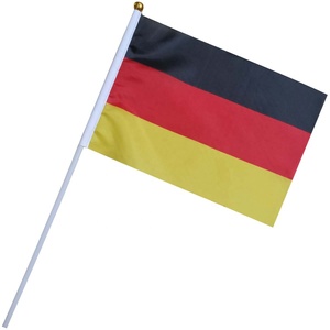 Banderas de los 32 Países Mejor Clasificados de la Copa <span class=keywords><strong>Mundial</strong></span> de Fútbol <span class=keywords><strong>2022</strong></span>, Edición Alemana, Tela de Poliéster, Asta de PP - Product Image 1