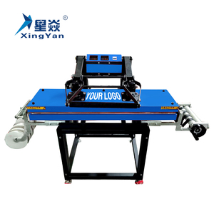 Placas de calentamiento dobles industriales de fábrica Xingyan 25*100 Cordón de transferencia de gran formato máquina de prensa de calor plancha <span class=keywords><strong>subli</strong></span> macion - Product Image 2