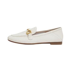 Choozii New Fashion High-end in pelle Beige + fibbie a forma di cuore scarpe mocassini da donna - Product Image 3