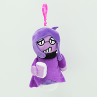 Porte-clés personnalisé en peluche Husky, poupée à capuche en peluche douce, jouet en peluche OEM ODM, pendentif cadeau pour enfants