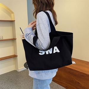 Bolsa de Mano de Lona de Algodón Ecológica de Gran Capacidad con Asa de Cuerda, Cierre de Cremallera, Logotipo y Color Personalizados para Uso Diario - Product Image 2