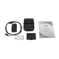 Imprimante thermique de reçus mobile SPRT SP-T12 58 mm USB/ Haute vitesse 62 mm/s Compatible Windows/Linux SDK inclus