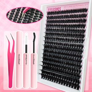 Anrolash Bestseller transfrontalier Style européen et américain <span class=keywords><strong>Cils</strong></span> synthétiques 80D DIY Volumineux en grappe unique - Product Image 1